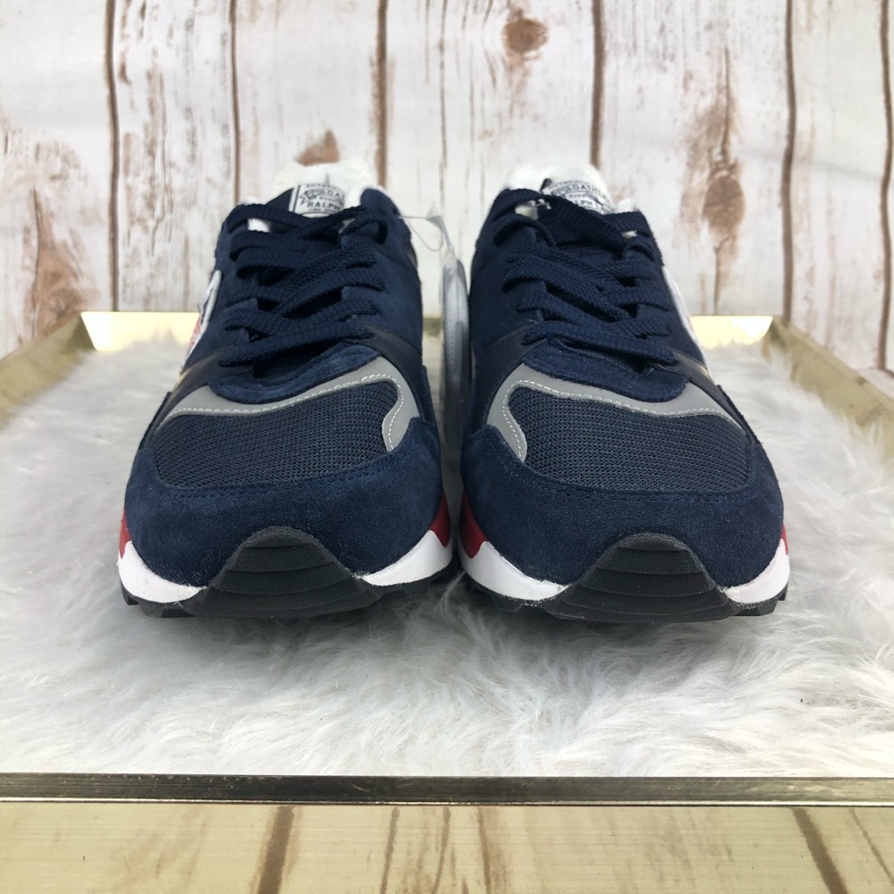 NEW Polo Ralph Lauren Trackster 100 Navy Sneakers - Picture 5 of 12